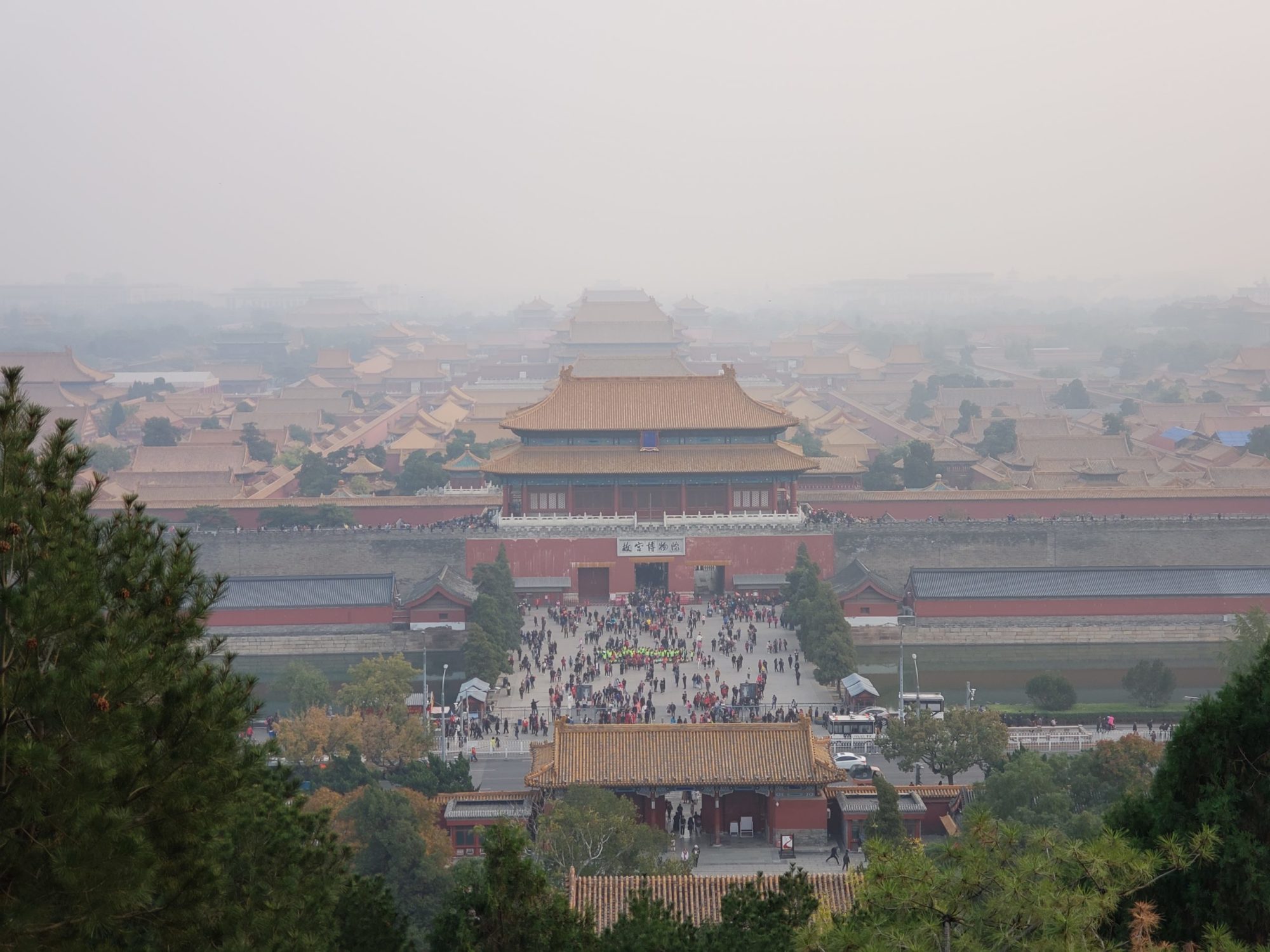 景山から故宮の眺め（北京）
