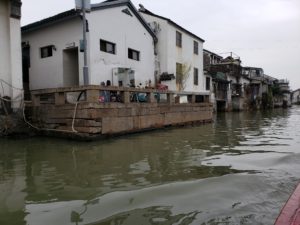 山塘街の運河