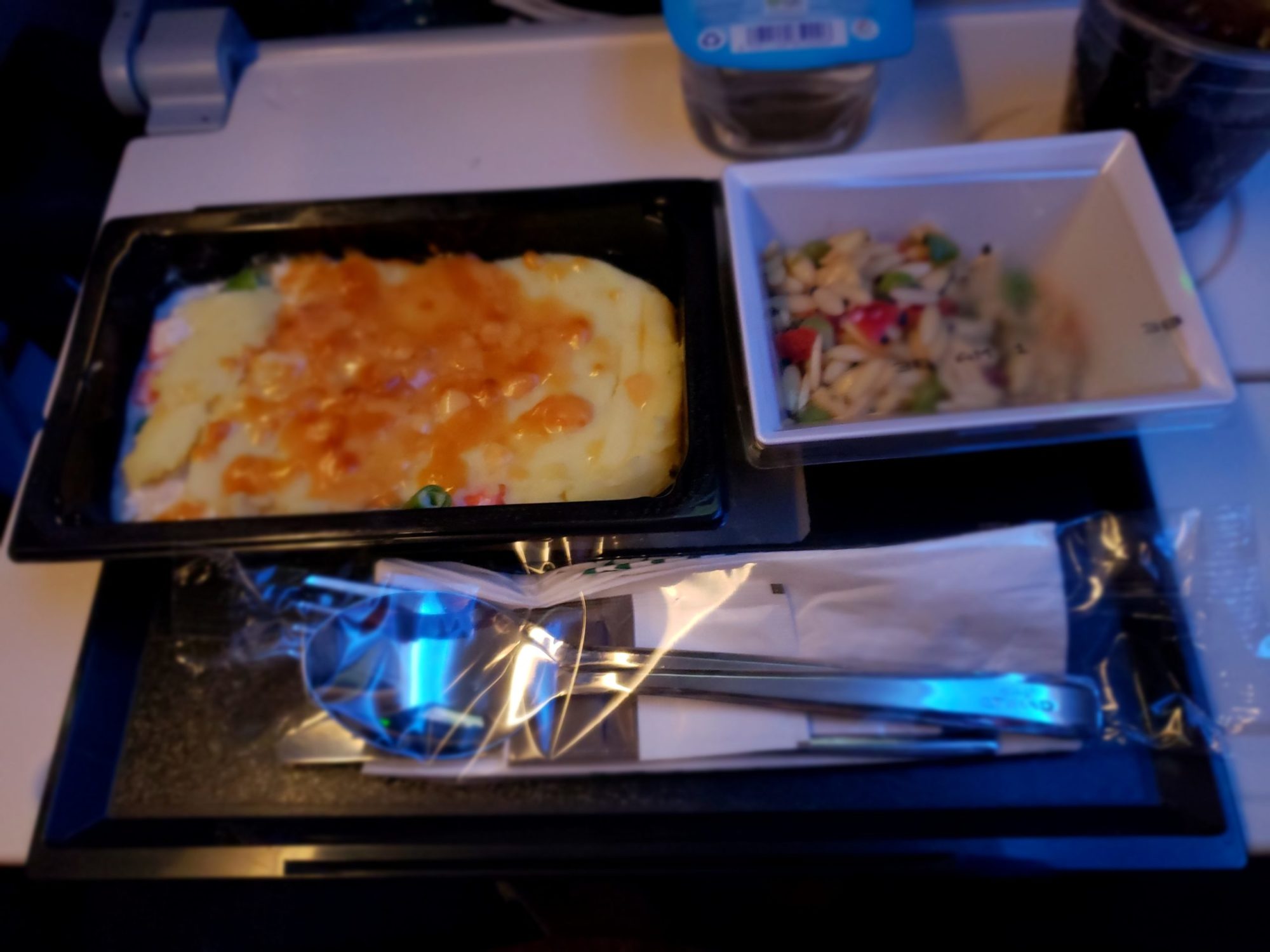 エティハド航空の機内食（アブダビ～東京）
